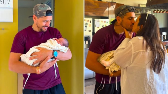 “Llega al corazón”: El tierno registro que compartió Pangal tras el nacimiento de su hija