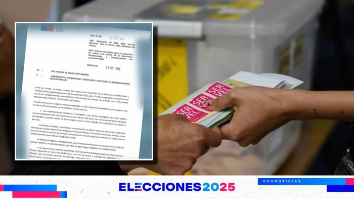 Gobierno corrige error y rectifica fecha de entrega de colegios sede en elecciones