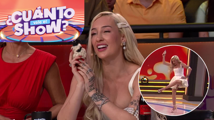 ¡Y con baile incluido! Fran Maira le regaló una de sus icónicas ovejitas a una joven cantante