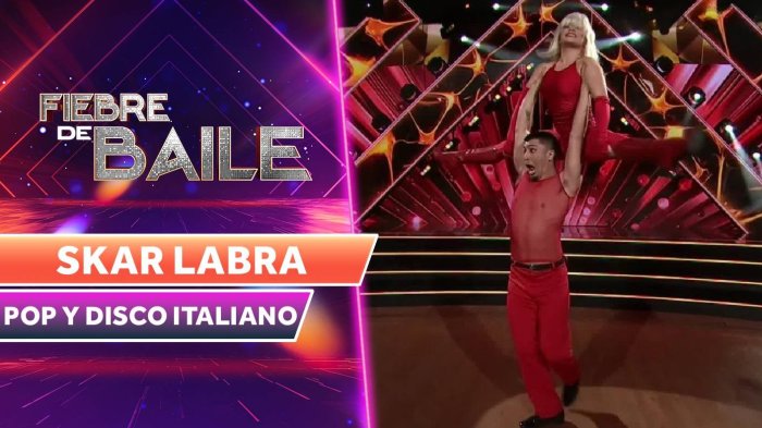 ¡Se convirtió en Raffaella Carrà! Revive acá la coqueta y carismática presentación de Skar Labra