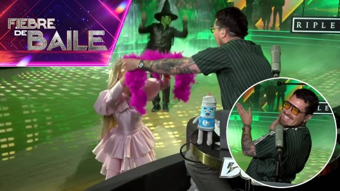 ¡INESPERADO! Claudio Michaux protagonizó crossover en plena presentación de Princesa Alba en Fiebre de Baile