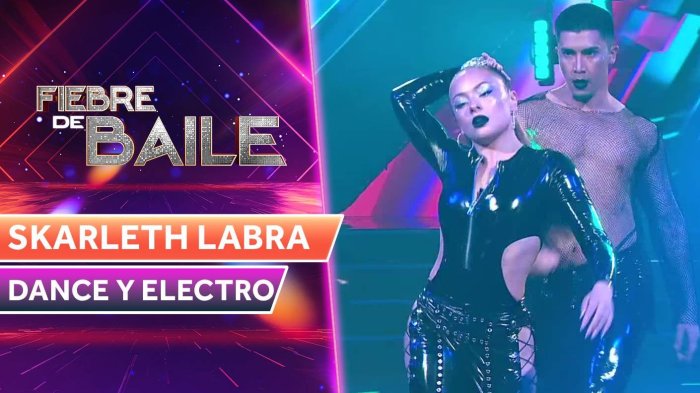 ¡Toda de látex! Skarleth Labra fue ovacionada con deslumbrante baile de ritmo electro
