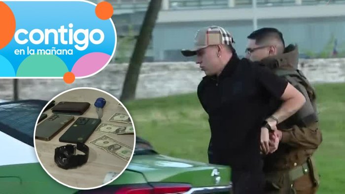 Dólares y elementos sospechosos: Revelan objetos que portaban 4 extranjeros detenidos tras encerrona