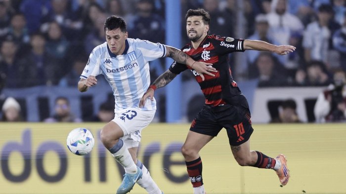 Flamengo aguantó la ventaja ante un deslucido Racing y es el primer finalista de la Libertadores