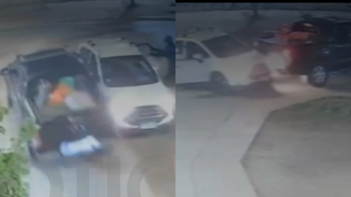 Chocó a los delincuentes: Conductor realiza arriesgada maniobra y evita portonazo en Maipú