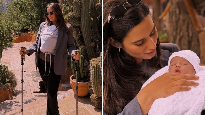 “Usé bastones para bajar de la casa”: Meli Noto cuenta cómo enfrenta su postparto en el Cajón del Maipo