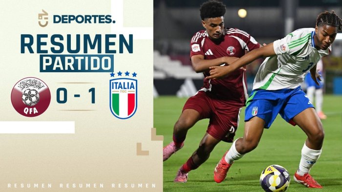 Qatar vs Italia | Goles, resumen y compacto del partido