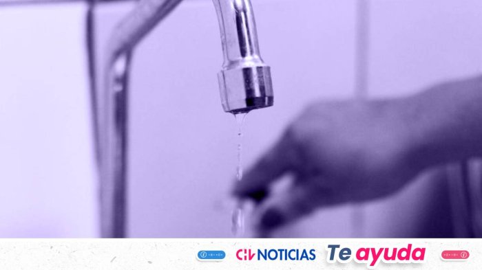 Tarde de martes y mañana de miércoles: Aguas Andinas anuncia prolongados cortes en comunas de Santiago