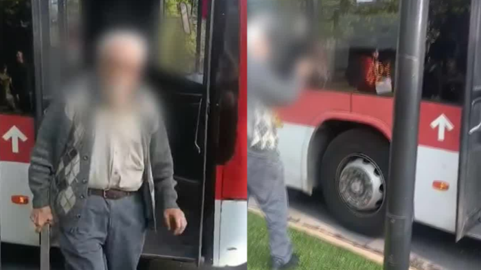 VIDEO | Captan día de furia de taxista de 81 años que atacó bus RED