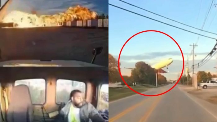 VIDEO | Vio un avión en llamas frente a él: Revelan nuevos registros del impactante accidente aéreo en EEUU