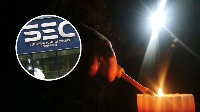 Corte de luz afectó este jueves a 8 comunas de la región Metropolitana en medio de lluvias