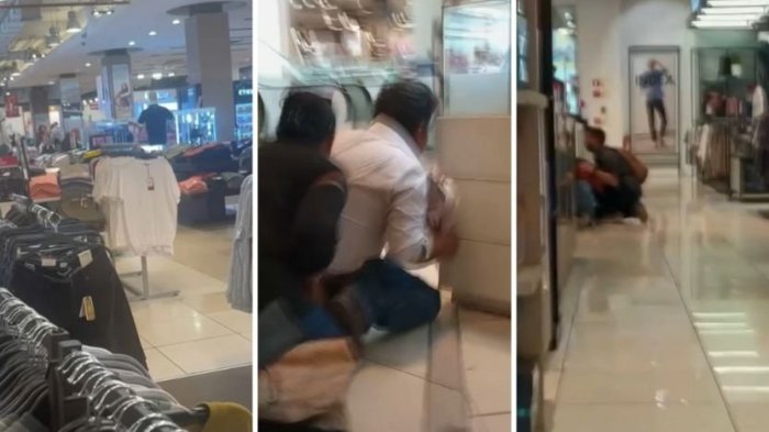 “¡Están con pistola!”: Revelan nuevas imágenes del violento asalto a disparos en mall de Maipú