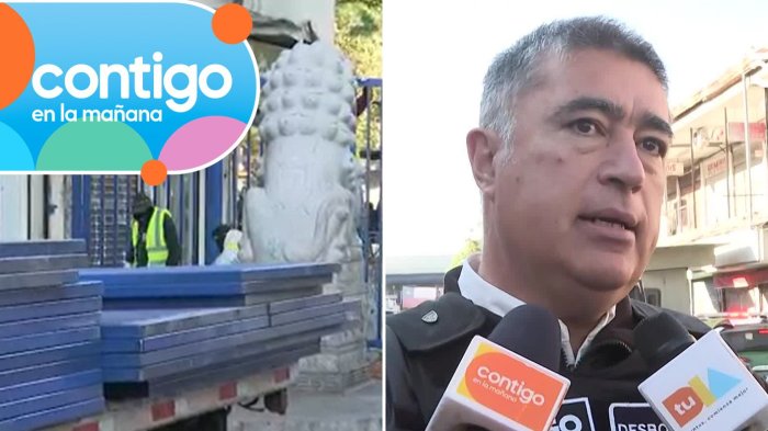 Alcalde Desbordes por operativo en Meiggs contra comercio ilegal: “Se eliminarán los guardias chinos”