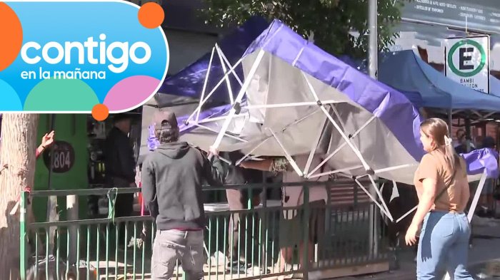 Conflicto entre ambulantes: Vendedores chilenos expulsan por la fuerza a extranjeros en Barrio Meiggs