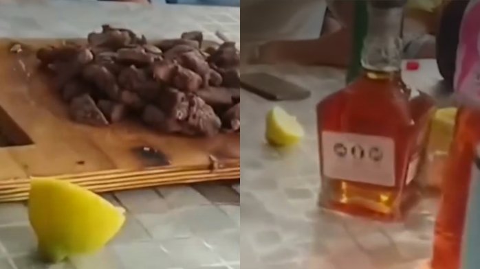 VIDEO | Con asado y whisky: La polémica fiesta en cárcel Santiago 1 que los mismos internos viralizaron