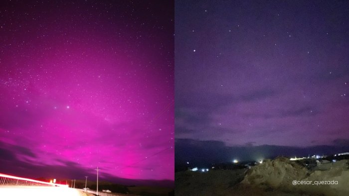 Auroras australes deslumbraron a habitantes de Magallanes: No se veían desde 2024