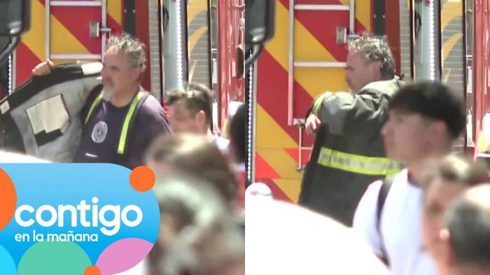Paul Vásquez estaría lesionado tras combatir incendio en San Bernardo: Vecinos lo habrían ayudado