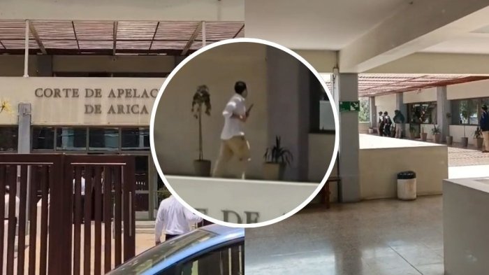 VIDEO | Impacto en Arica: Captan momento en que hombre fue abatido en plena Corte de Apelaciones
