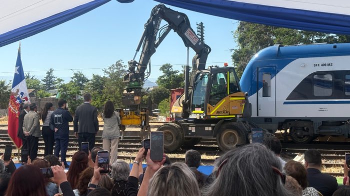 El trazado pasará por ocho comunas de la RM: EFE inició obras del proyecto Alameda-Melipilla