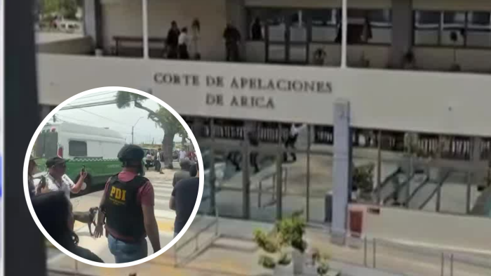 Atacante murió y un funcionario apuñalado: Lo que se sabe de la balacera en Corte de Apelaciones de Arica