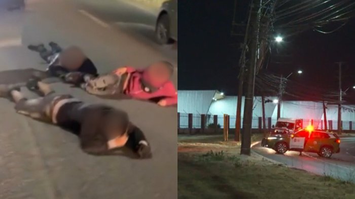 Carabineros frustra encerrona a disparos y consigue detener a cuatro asaltantes: Dos son menores de edad