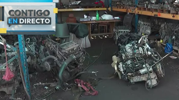 Desbaratan desarmaduría clandestina en La Pintana: Algunas piezas tenían encargo por robo