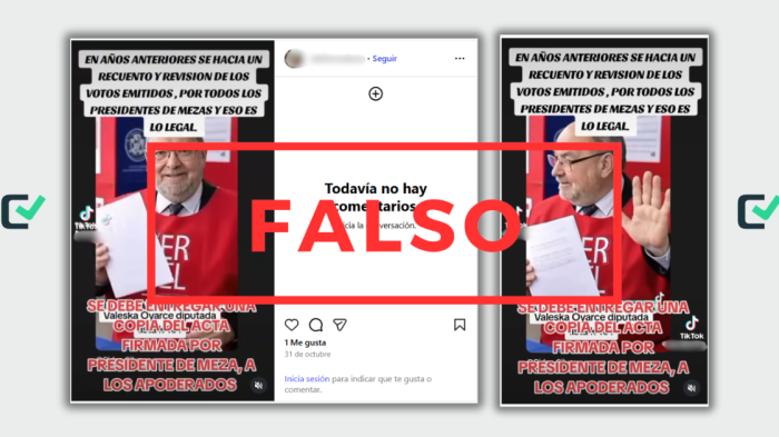 Es falso que Servel no entregue copias de las actas de escrutinio