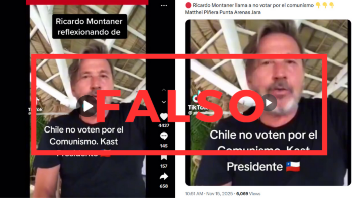Este mensaje de Ricardo Montaner no es para los chilenos que votan este domingo