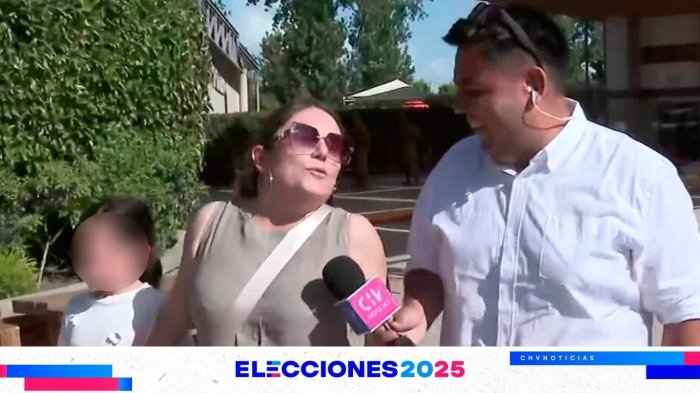 “Si me atraso, ustedes...”: María José Quiroz sufrió percance mientras votaba en las Elecciones 2025