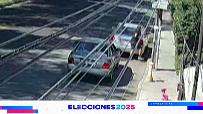 VIDEO | Familia sufrió el robo de su auto tras regresar de votar en Maipú