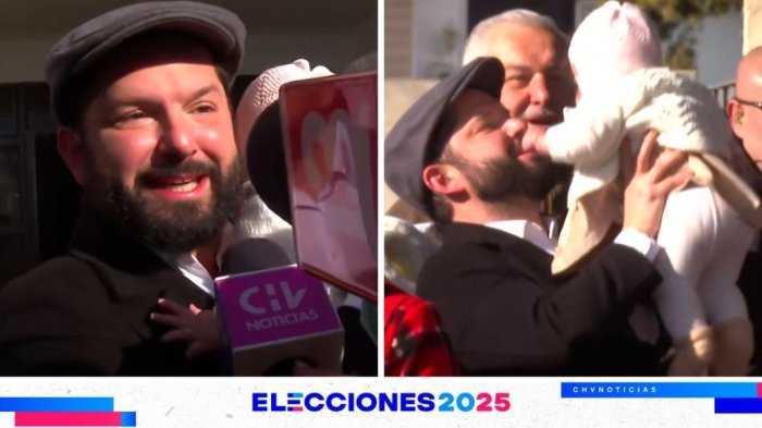 Pdte. Boric fue a votar con su hija Violeta en las Elecciones 2025: “Fortaleciendo la democracia”