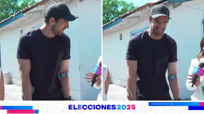 Elecciones 2025: Tomás Vodanovic votó con muletas y descartó presentar licencia municipal