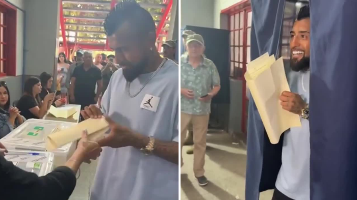 VIDEO | El divertido momento de Arturo Vidal: No supo doblar los votos y debió ser asistido por vocal