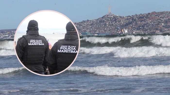 Escuchó gritos y se lanzó en ayuda: Transeúnte rescató a 4 de 5 adolescentes arrastrados por el mar