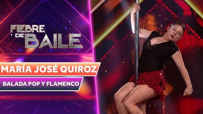 VIDEO | ¡Que intensidad! María José Quiroz mostró la coquetería del flamenco en el Pole Dance
