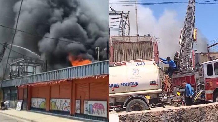 Reportan masivo corte de luz por incendio en mall chino de Viña del Mar: 50 mil clientes afectados