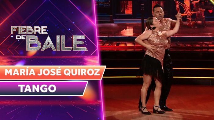 VIDEO | María José Quiroz conquistó la pista de Fiebre de Baile con un tango lleno de pasión y precisión