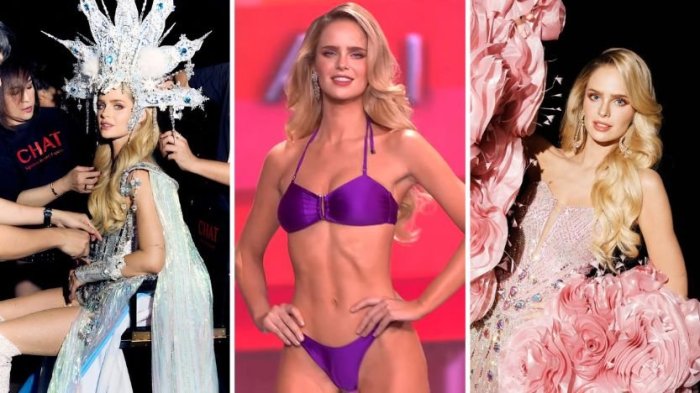 ¡Es una de las favoritas! Los tres vestidos que lució Inna Moll en preliminar de Miss Universo 2025