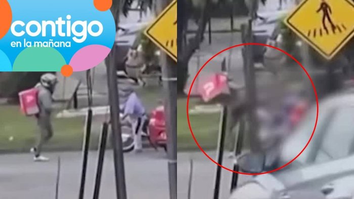 Repartidor golpeó brutalmente a adulto mayor por conflicto vial en Concepción: Sujeto se dio a la fuga