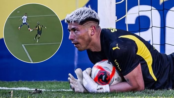 Se salvó de milagro: El blooper de Brayan Cortés que casi sentencia a Peñarol ante Nacional