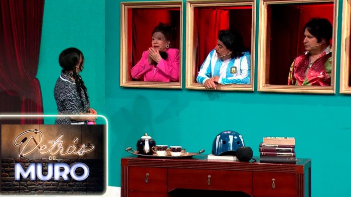 ¡Maradona y Sandro hicieron de las suyas! Chofi interactuó con icónicos personajes argentinos