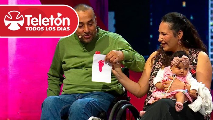 ¡Con una firma muy especial! Así fue la emocionante primera donación para la Teletón 2025