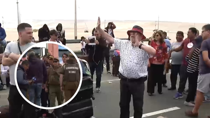 Máxima tensión en frontera de Chile con Perú: Familias migrantes con niños buscan salir del país