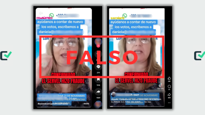 El Servel marca con asteriscos solo a los ganadores nacionales, no a los de cada mesa