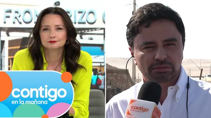 “Nadie lo ha agredido”: Andrea Arístegui tuvo tenso cara a cara con Rodolfo Carter por su llegada al norte