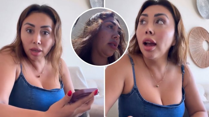 “No corresponde”: Naya Fácil expuso y encaró EN VIVO a corredora de propiedades que filtró su número