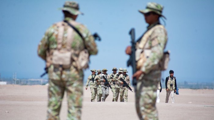 Tensión en la frontera: Reportan incidentes entre migrantes y policía peruana