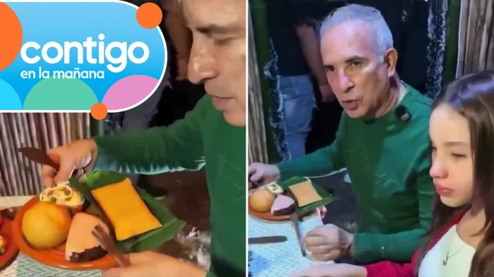 ¡Insólito registro! Gobernador chavista celebró navidad con comida de plástico en Venezuela