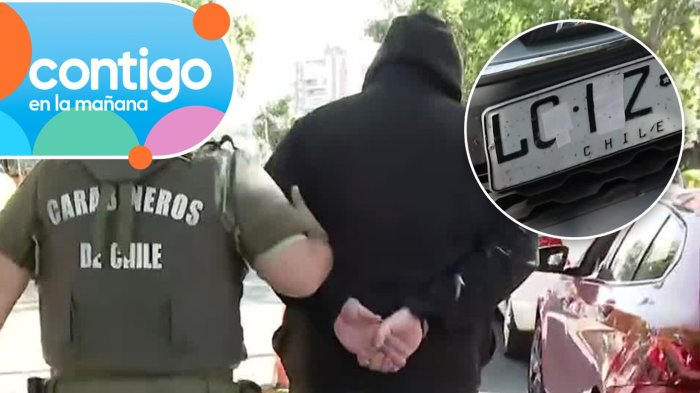 “Fue un error”: Conductor fue detenido tras adulterar patente para evitar el TAG