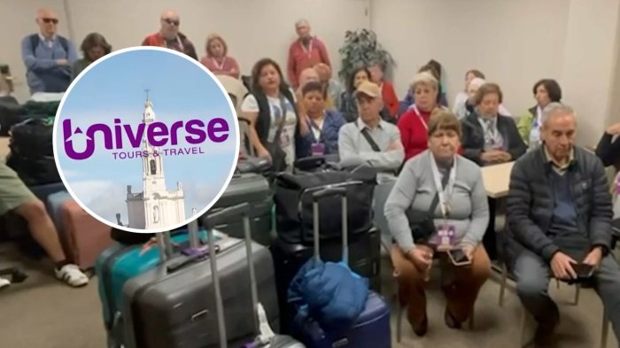 Grupo de adultos mayores acusa engaño de agencia de viajes: Llegaron a Europa sin hotel ni transporte